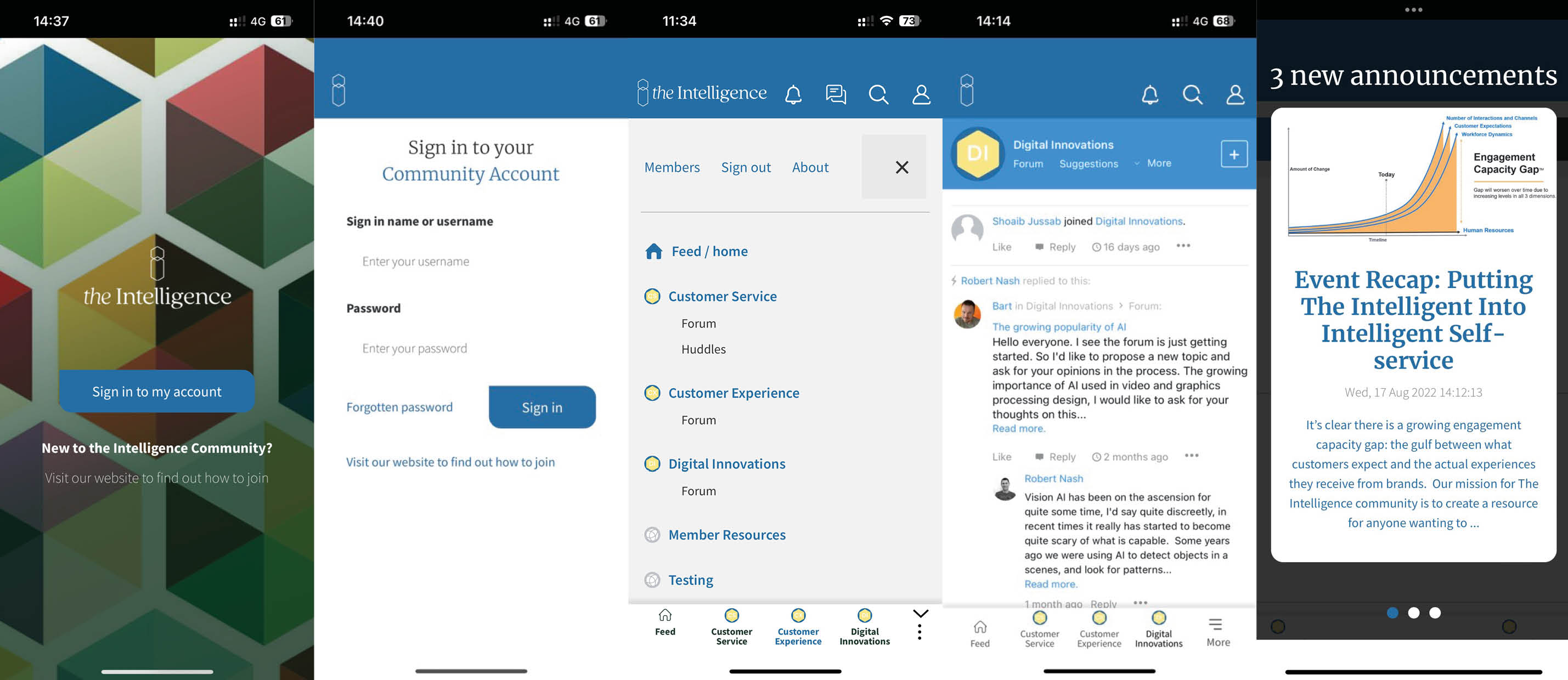 Verint Community Mobile Application