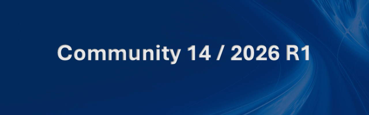 Community 14 / 2026 R1 -  Released for SaaS