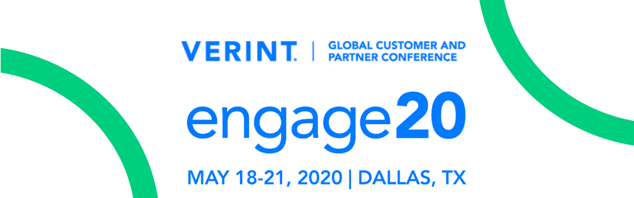 Verint Community User Group at Verint Engage 2020 (POSTPONED)