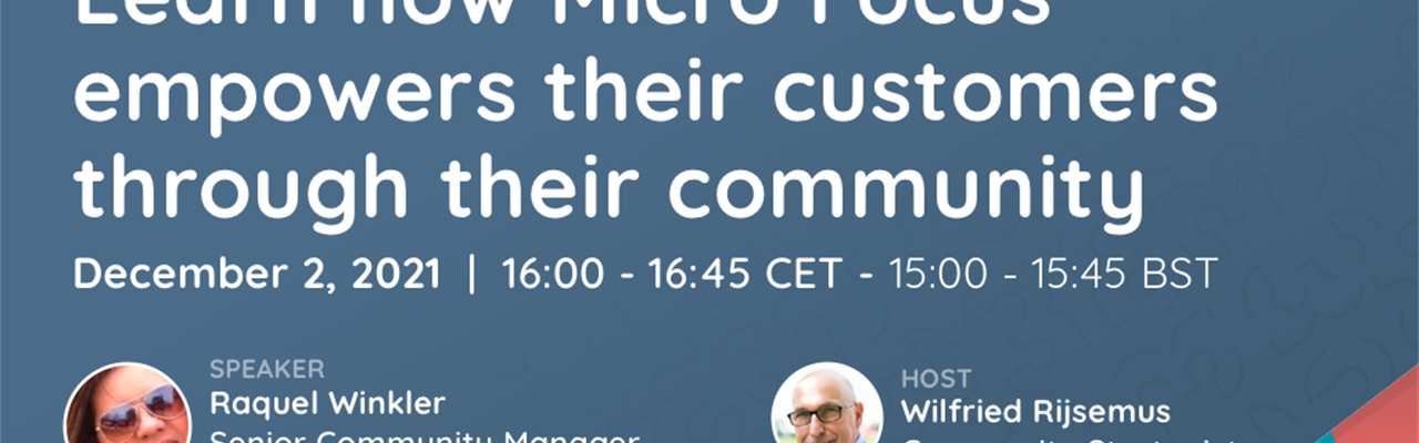 Announcement: Verint partner 3sides hosts Verint Customer Micro Focus Use Case in 2 December Webinar