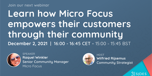 Announcement: Verint partner 3sides hosts Verint Customer Micro Focus Use Case in 2 December Webinar